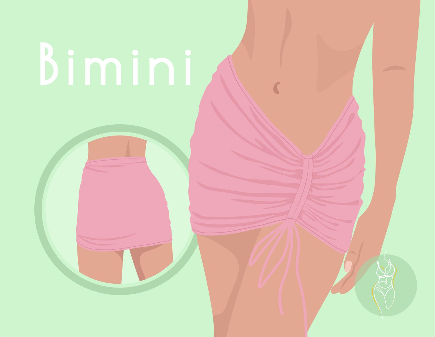 DIY | DRAWSTRING BEACH SKIRT | PDF Sewing Pattern
