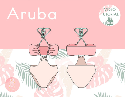 DIY | Criss Cross Bandeau Monokini | PDF Sewing Pattern