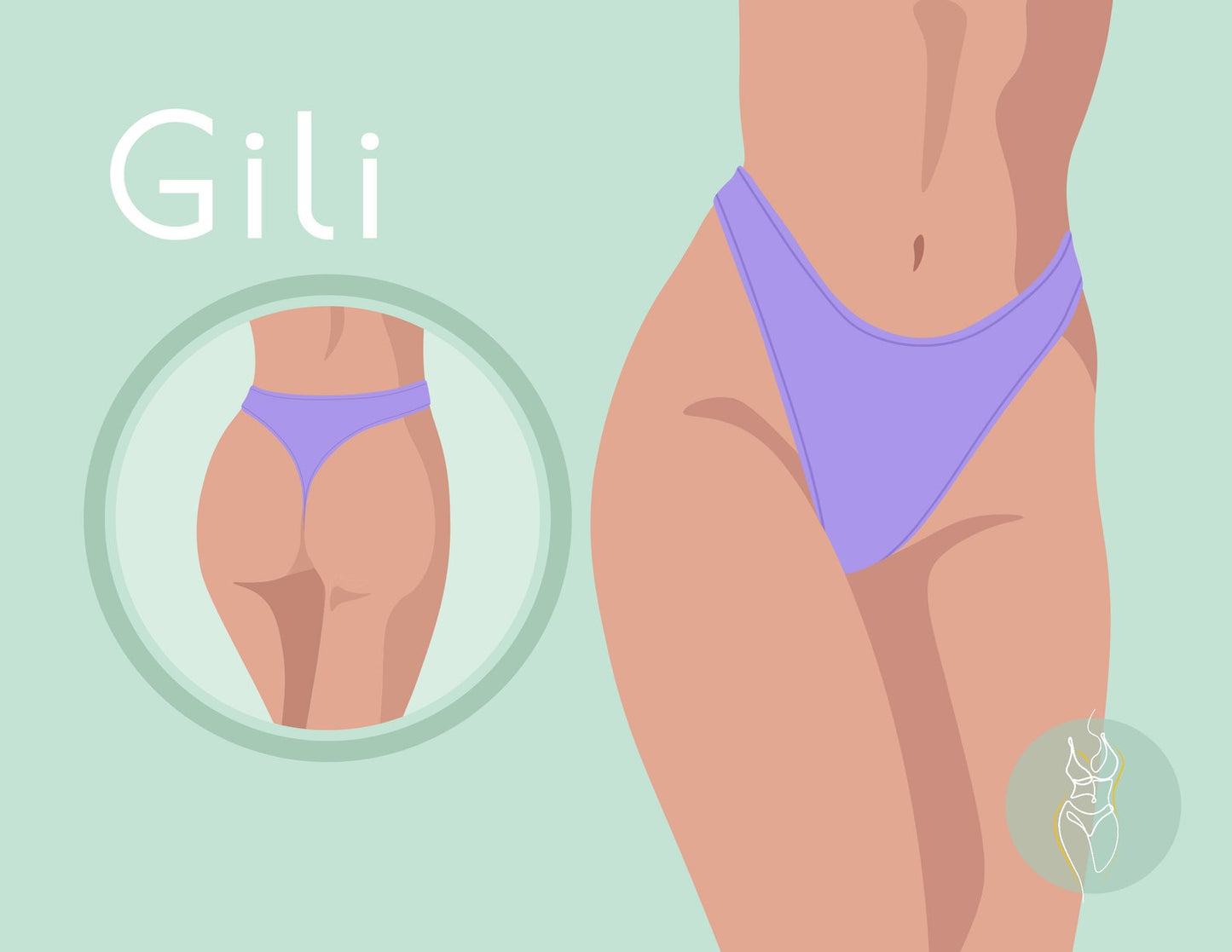 DIY | 90's High Cut Bikini Bottom | PDF Sewing Pattern