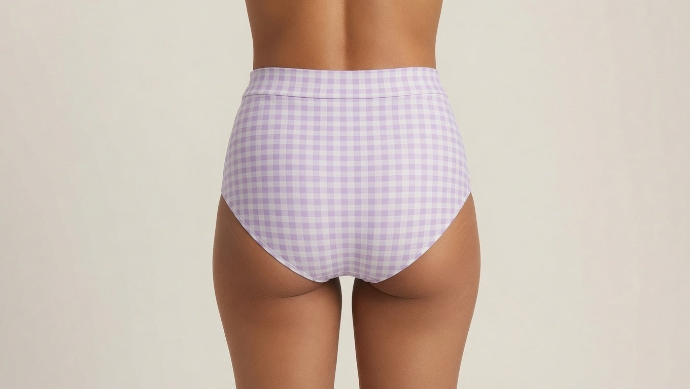 DIY Swimwear | High-Waisted Boyshort Bikini Bottom | pdf sewing pattern | Seamless Finish | Sporty Swim Shorts | Women’s Bathing Suit XS–XXL